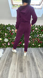 Purple Sasha Leisure Trousers