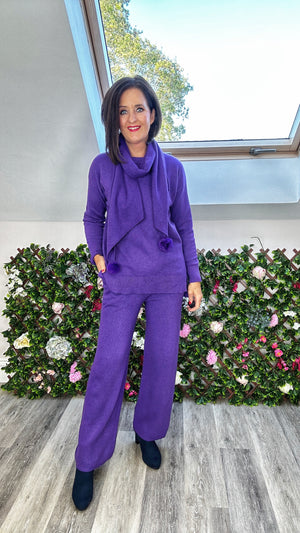 3 Piece Knitted Trouser Suit
