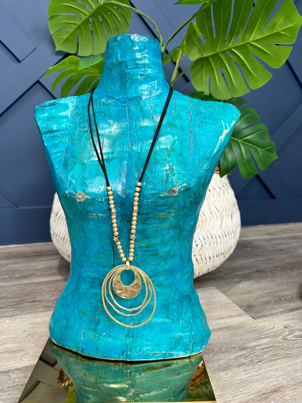 Gold Lilly Neck Piece