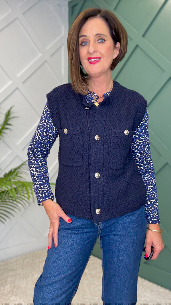 Brenda Knitted WaistCoat