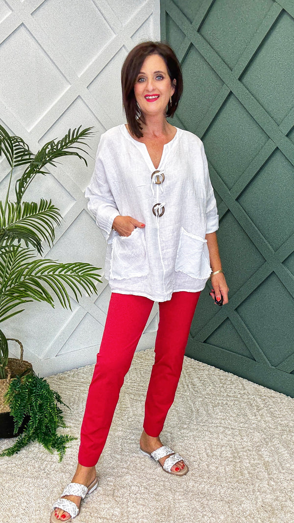 Joanna Linen Top