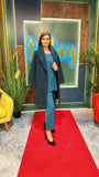 Blue Green Comfi Coat
