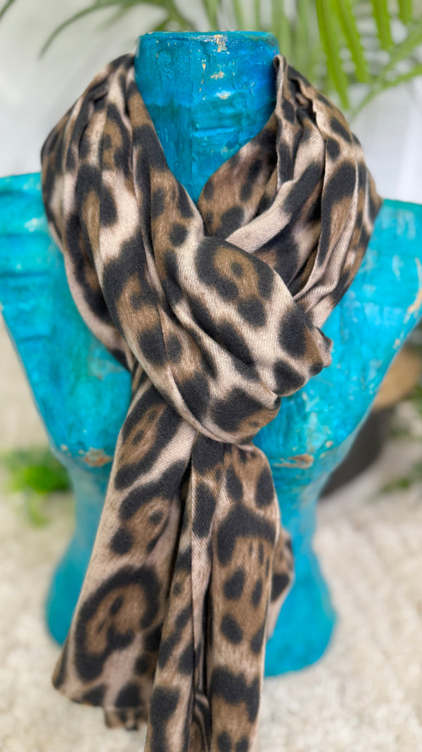 Leopard Print Scarf