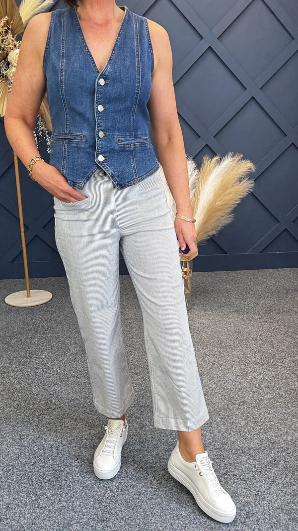 Gardeur Feliza Crop Wide Leg Jeans
