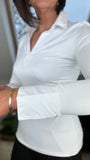 White ANNA Base Layer Shirt