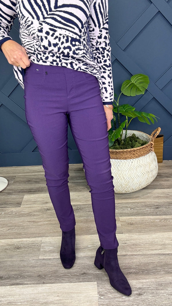 Daniella blackberry trousers