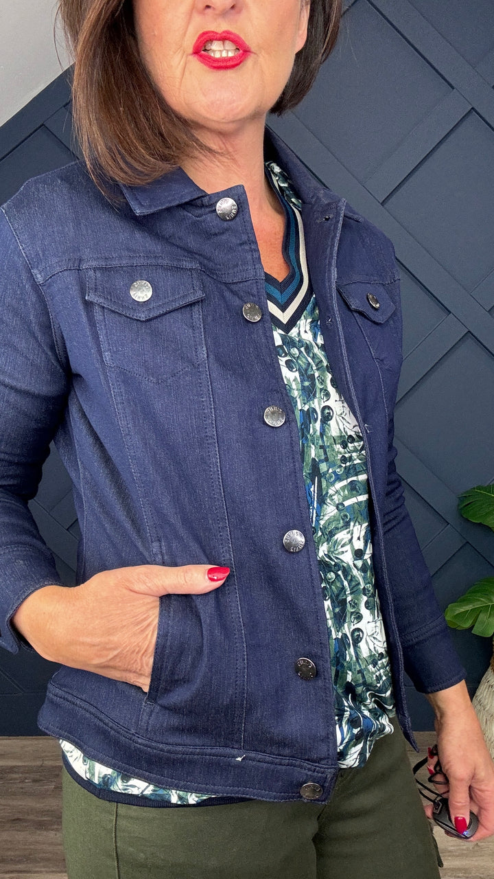 Wanda Stretch Wanda Stretch Denim Jacket – KlassyLadyBoutique