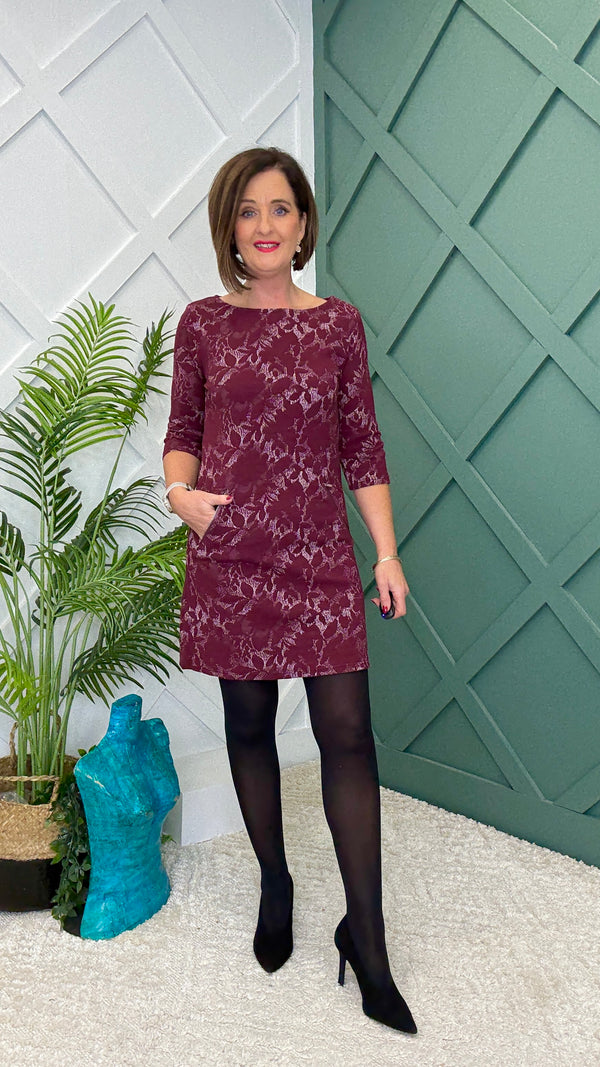 Burgundy Darcy Dress