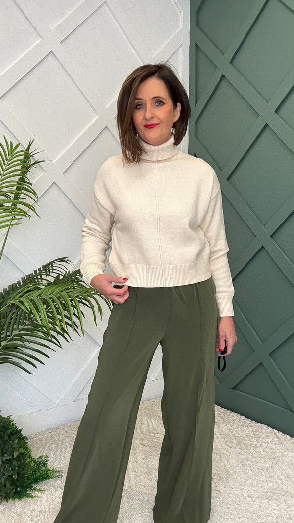 Amanda Polo Neck Knit