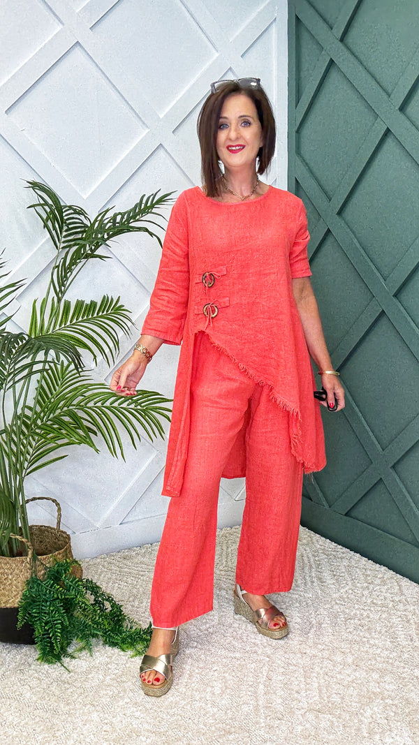Haley Linen Trouser Suit