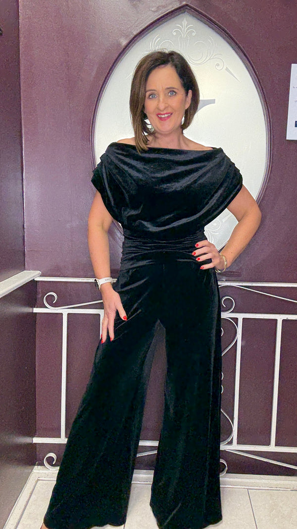 Janice Velvet Jumpsuit