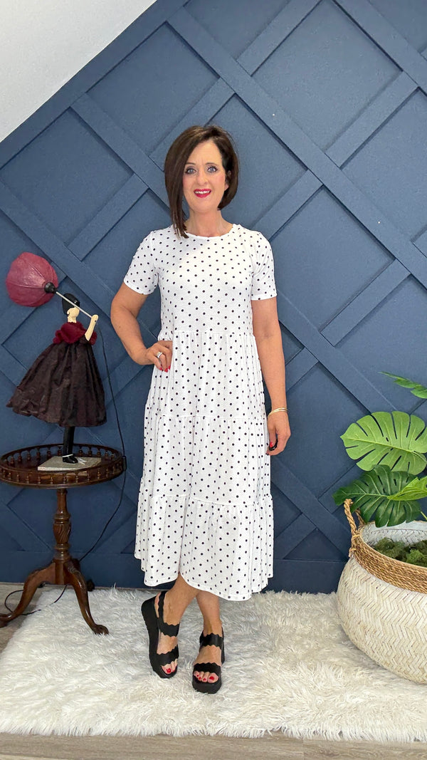 Ella Smock Polka Dress