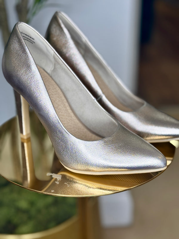 Paula platinum heel