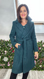 Blue Green Comfi Coat