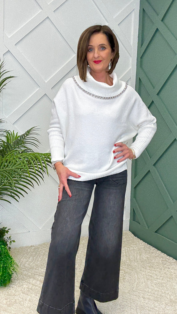 Christina Cowl Neck Knit
