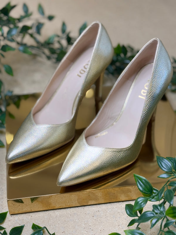 Lodi Missy Gold Heel