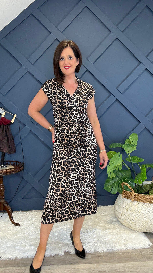 Larissa Leopard Dress
