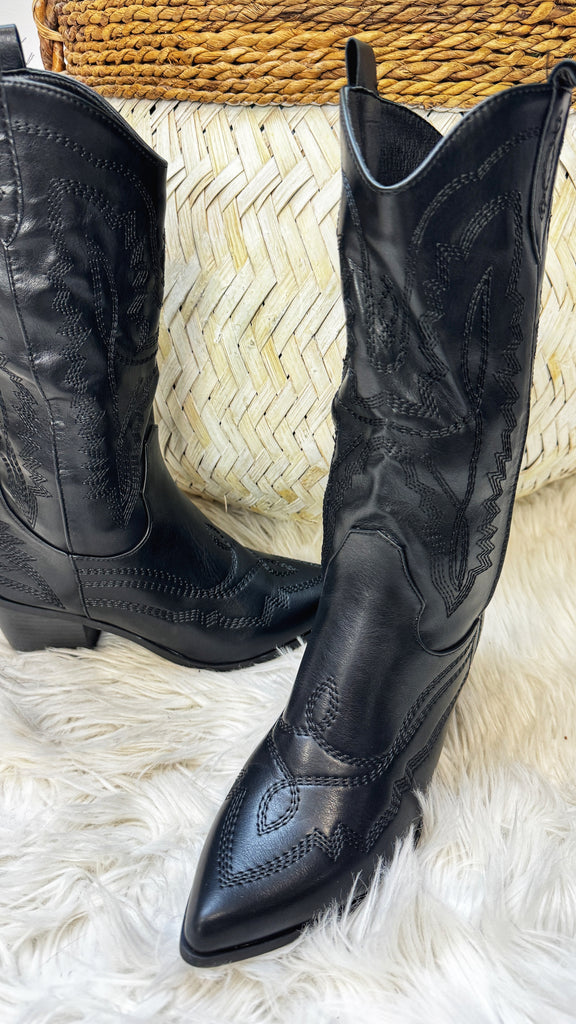 Black Western LOUISE Boot