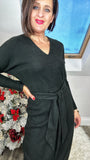 Black Knit THALIA Dress