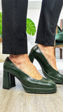 Green Patent KATE Shoes