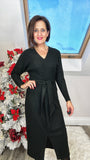 Black Knit THALIA Dress