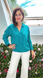 Jade Green Shirt Top
