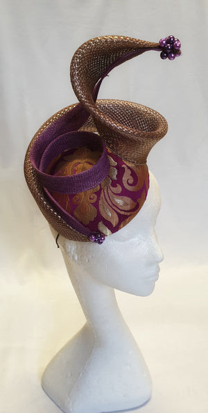 Violet and Gold "Indie" Headpiece