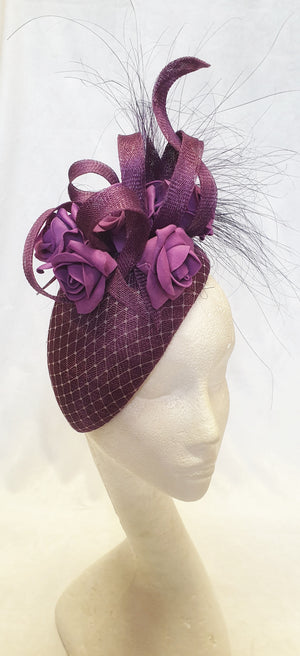 Purple "Aoifa" headpiece