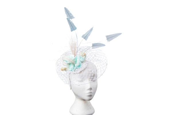 Mint "Net Circular" Headpiece