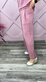 Dusky Pink MOLL Trousers