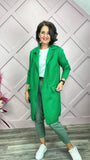 Kelly Green MOLLY Coatigan