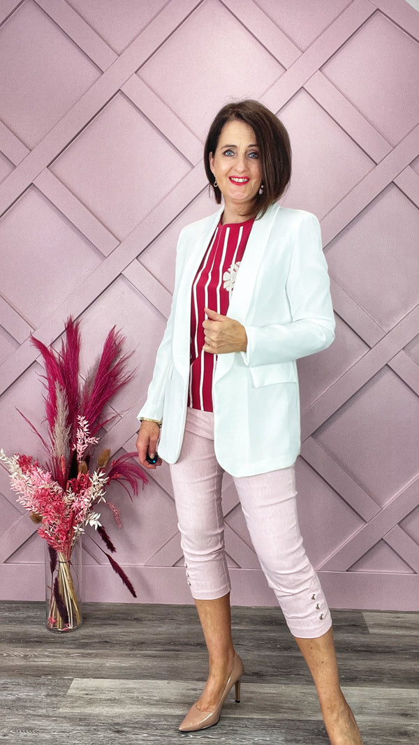 White CAIT Blazer