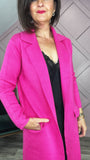 Hot Pink MOLLY Coatigan